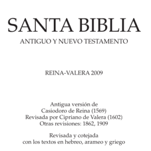Santa Biblia Reina Valera