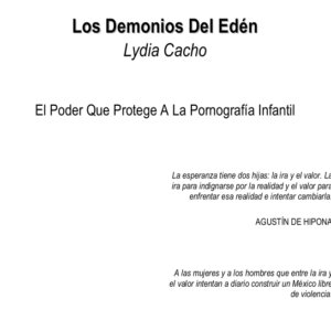 Los Demonios Del Edén - Lydia Cacho