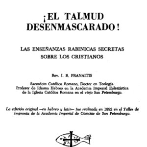 Talmud Desenmascarado - Pranaitis