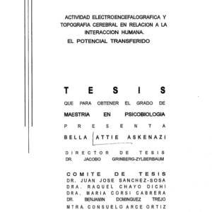 Tesis: El Potencial Transferido - Jacobo Grinberg